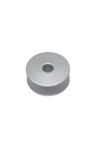 ASTRA STORE silver aluminum bobbin for small hook 2-needle sewing machines