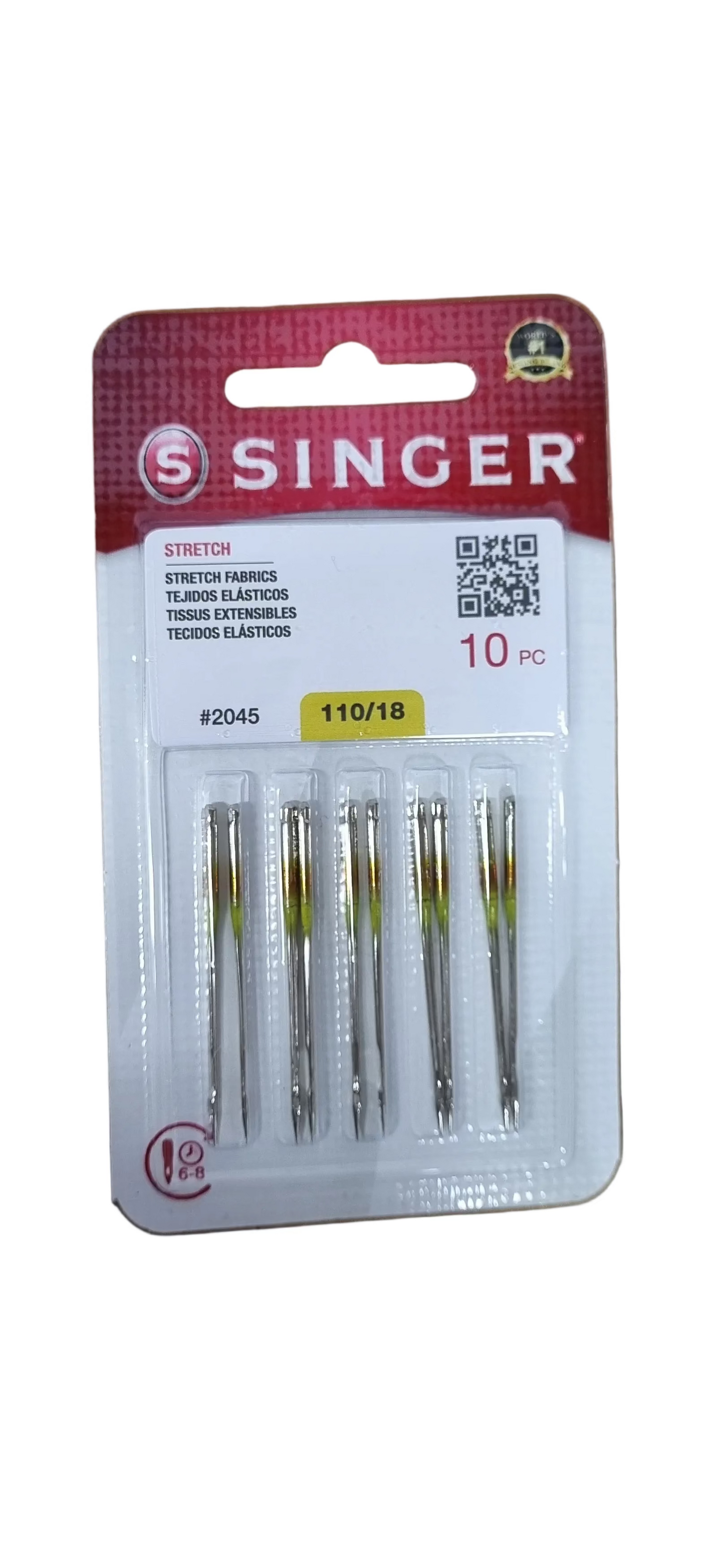 Agujas Familiares Singer Originales #110 (2045)
