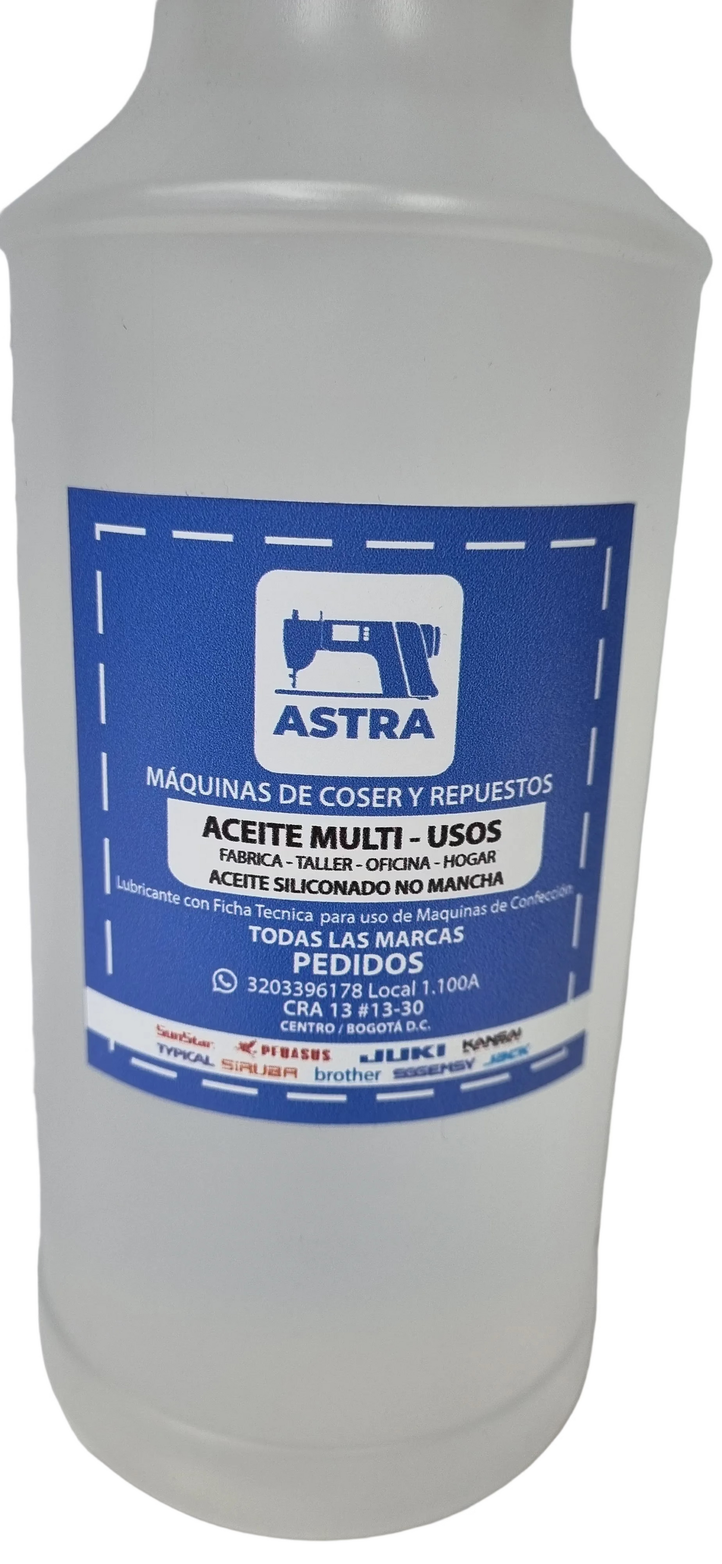 Aceite Siliconado para Hilos de Máquina (1/4 Cuarto)