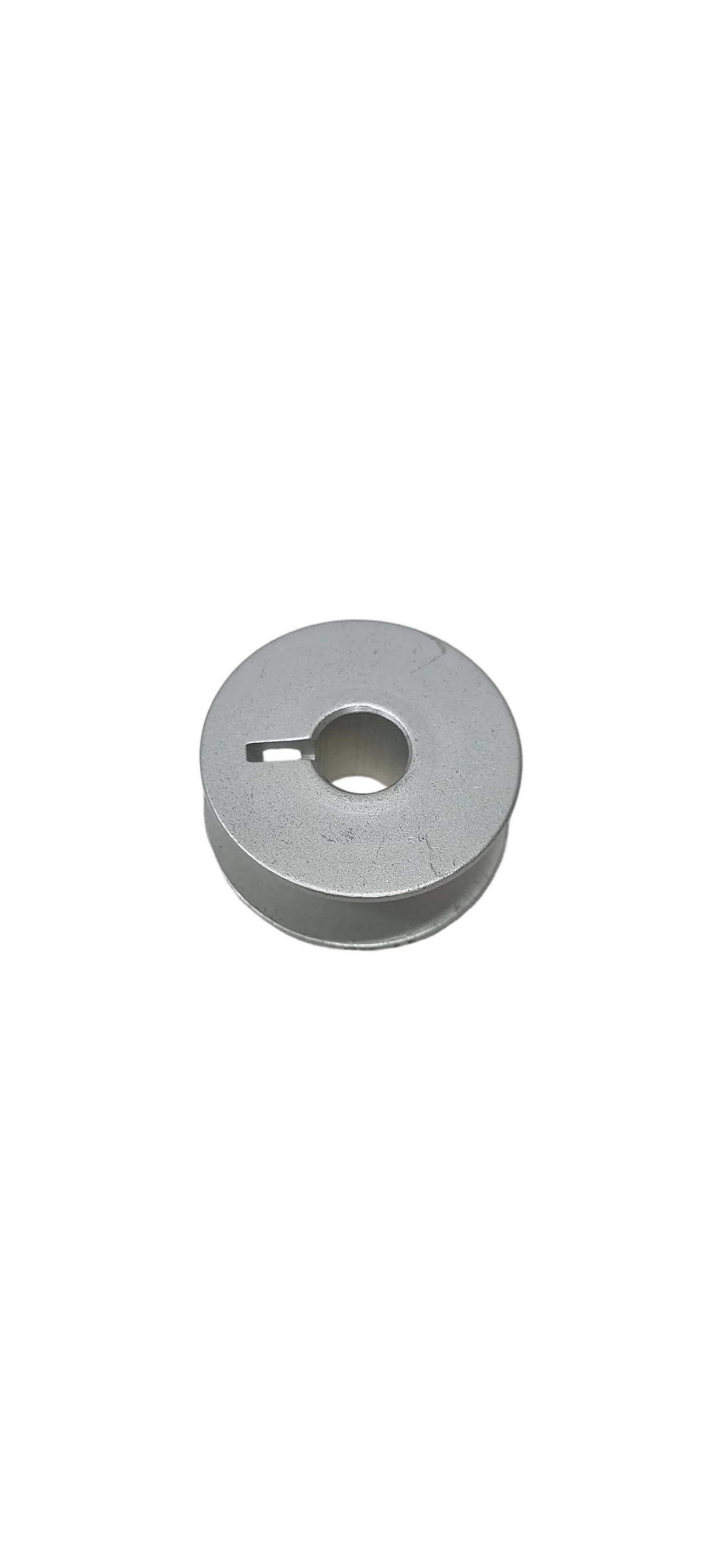 Carretel Máquina Plana Aluminio Original Con Ranura Unidad