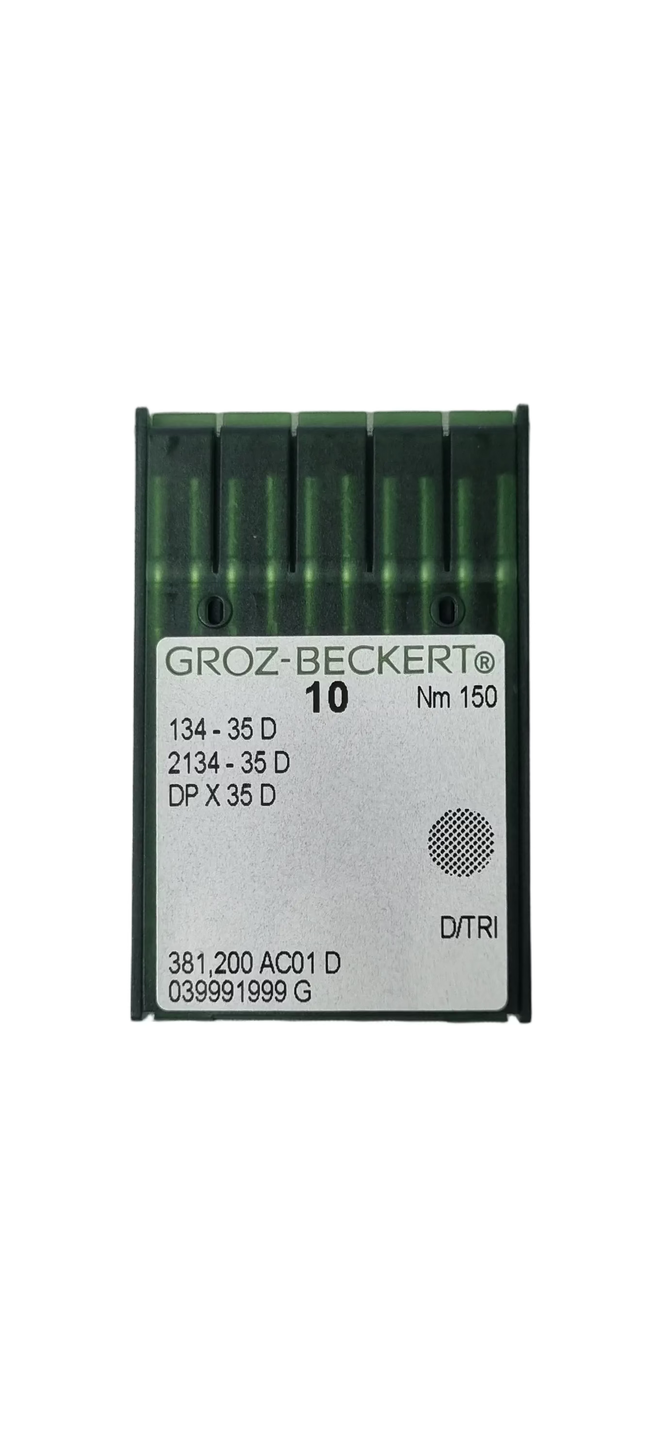 Agujas Cubo Grueso 3 Filos Larga Groz-Beckert #150 (134-35D)