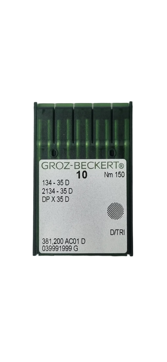 Agujas Cubo Grueso 3 Filos Larga Groz-Beckert #150 (134-35D)