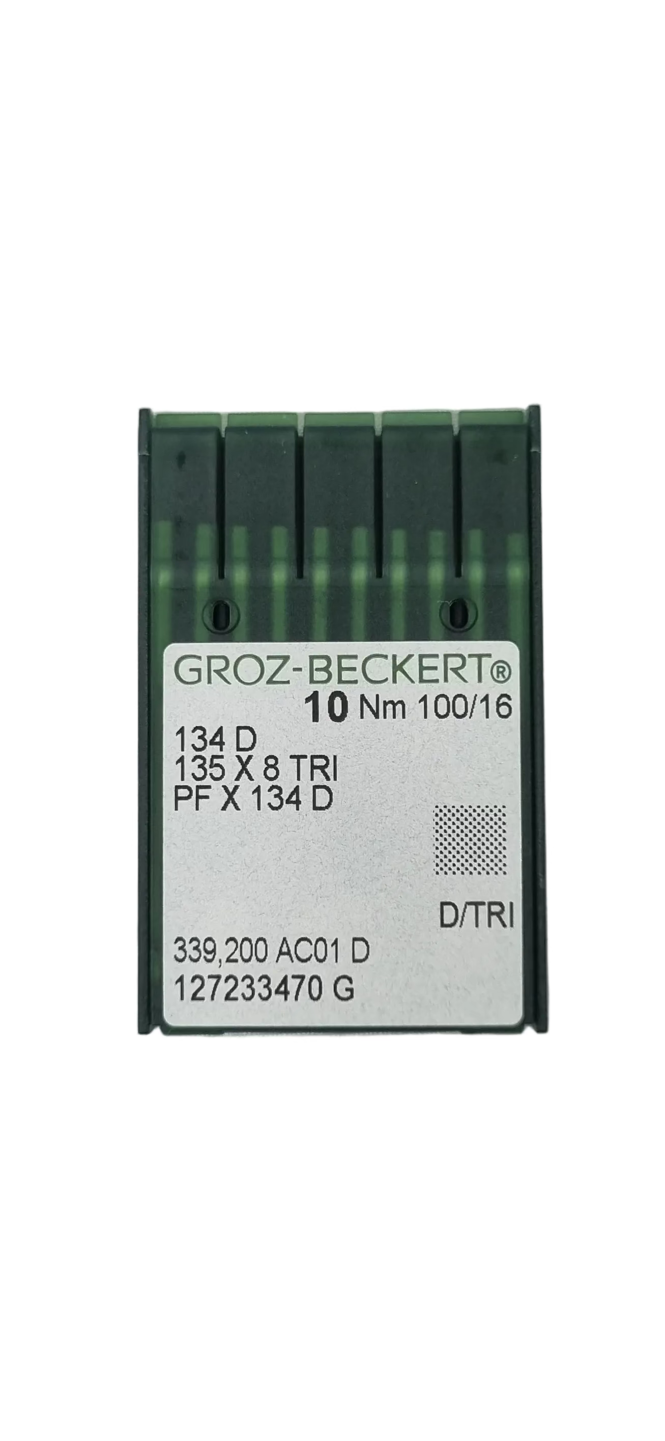 Agujas Cubo Grueso 3 Filos Groz-Beckert #100/16 (134D)