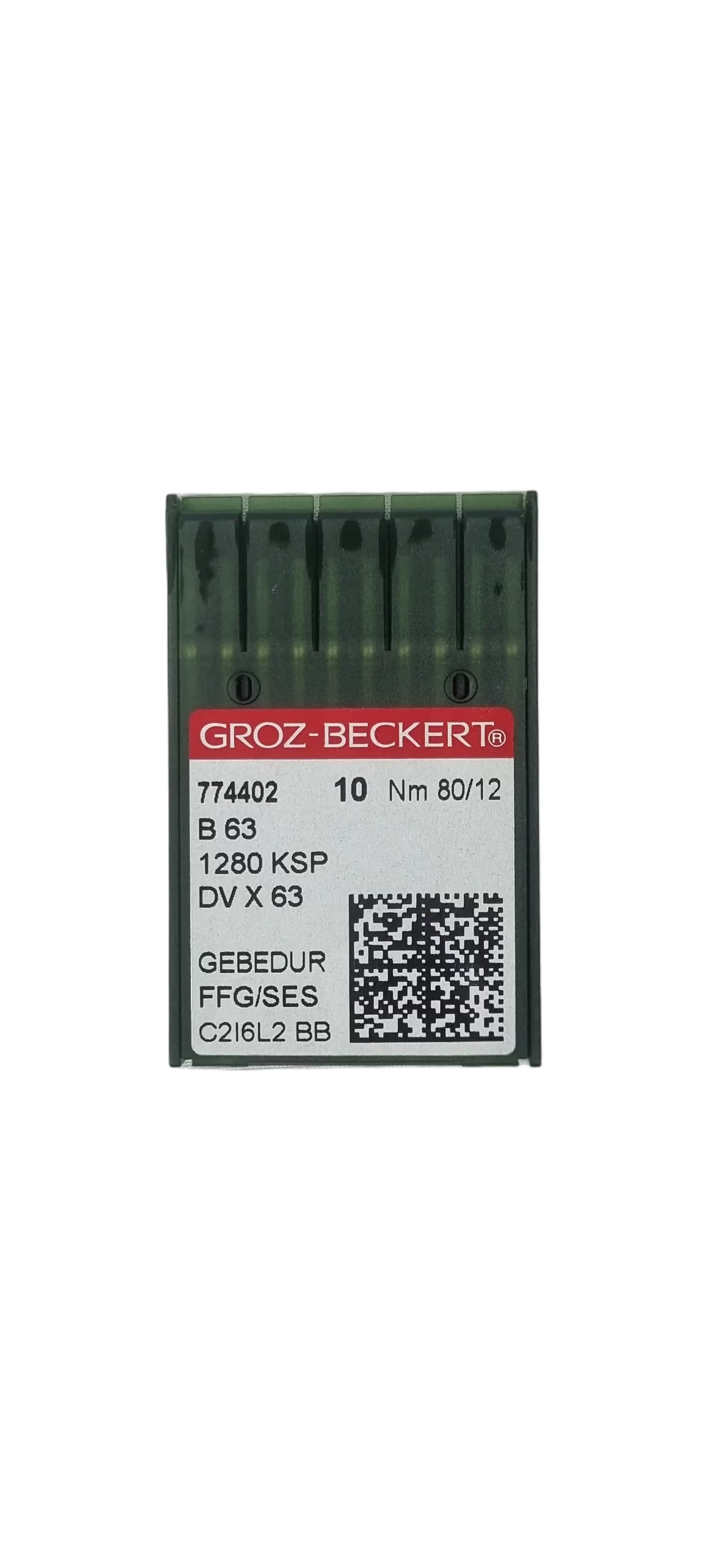 Agujas Collarín Titanio Groz-Beckert #80 (B63)