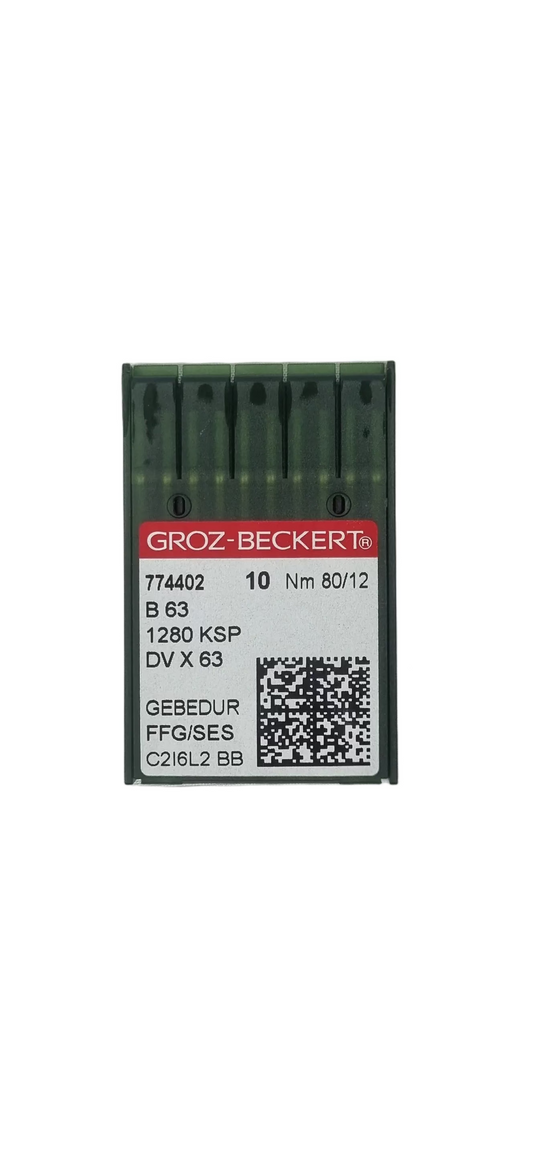Agujas Collarín Titanio Groz-Beckert #80 (B63)