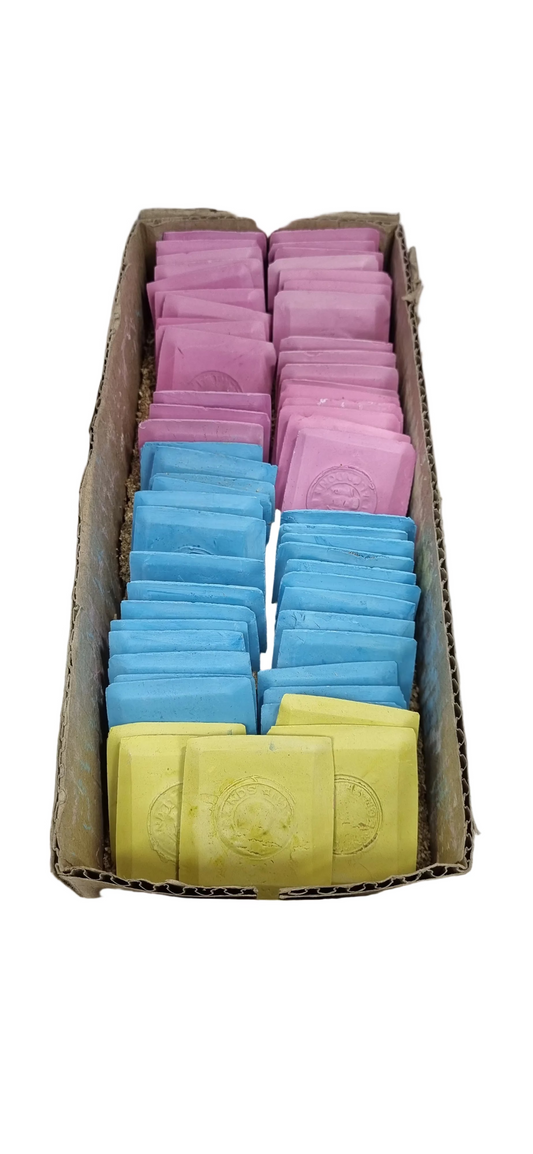 Tizas "Dos Manos" a Color (Caja x 100 Unidades)