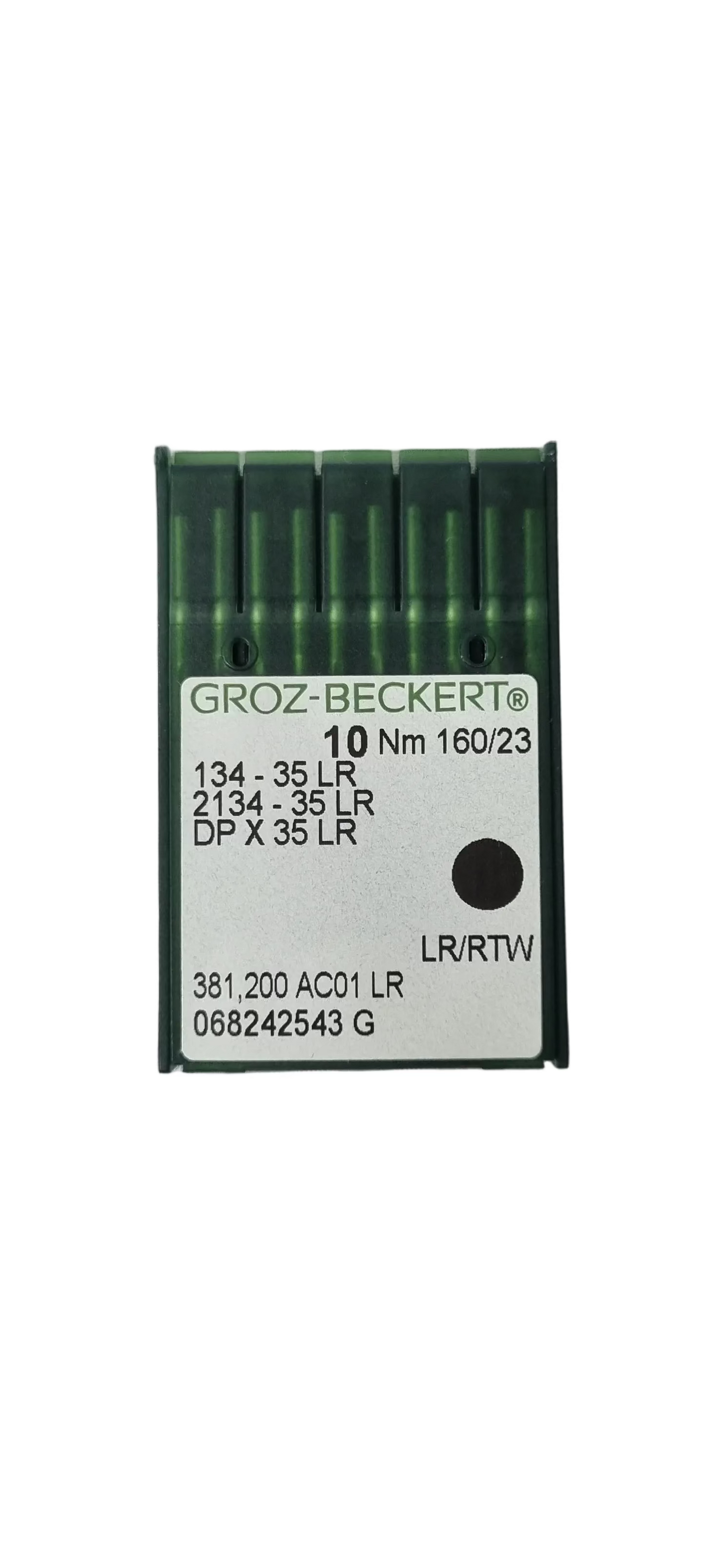 Agujas Cubo Grueso Larga 2 Filos Groz-Beckert #160 (134-35 LR)