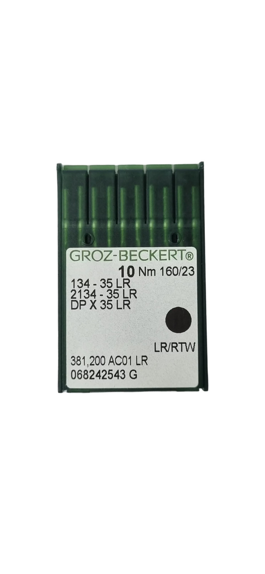 Agujas Cubo Grueso Larga 2 Filos Groz-Beckert #160 (134-35 LR)