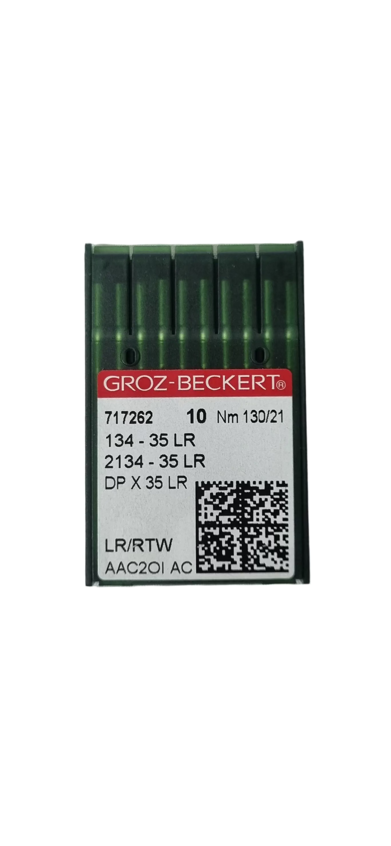 Agujas Cubo Grueso Larga 2 Filos Groz-Beckert #130 (134-35 LR)