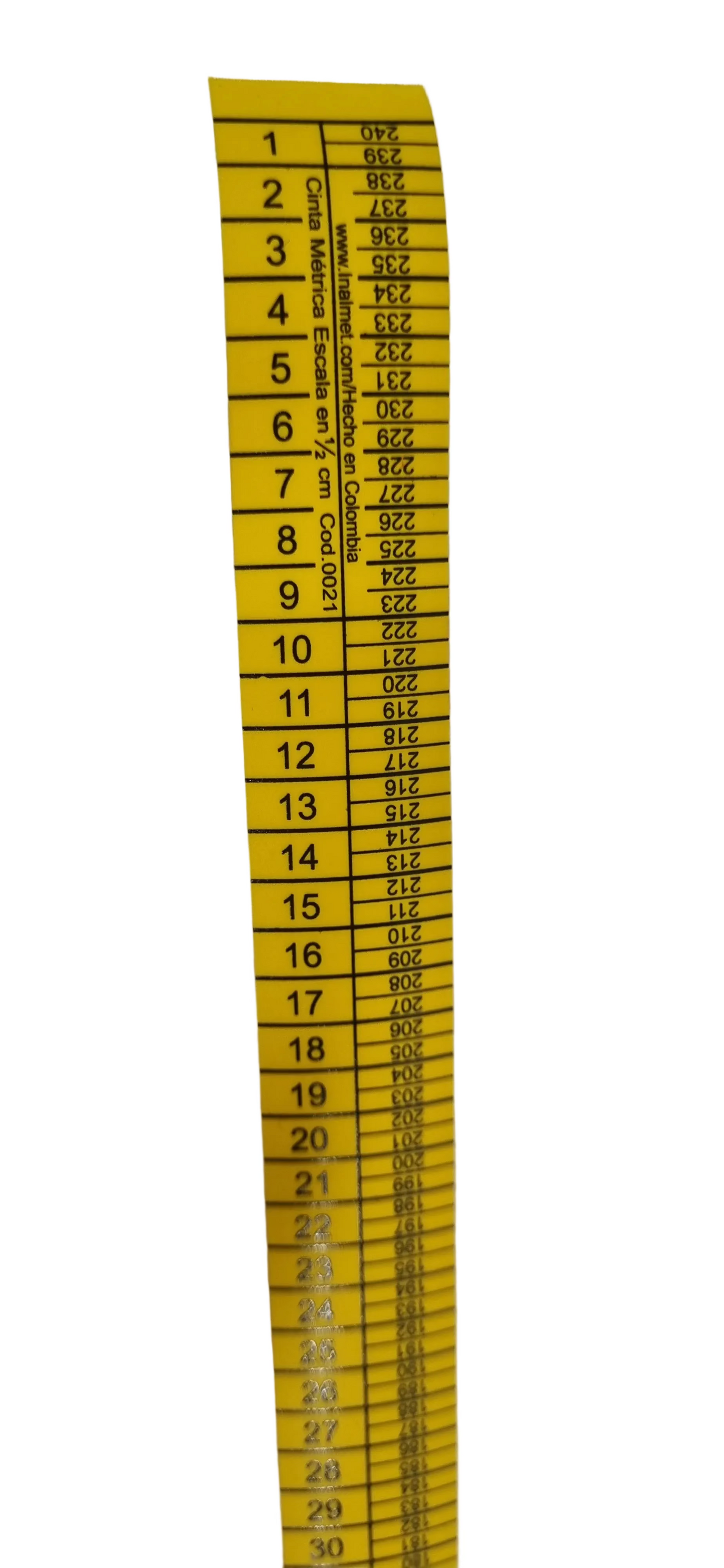 Metro Escala Amarillo 1/2-1/4 0021 Largo (120cm)