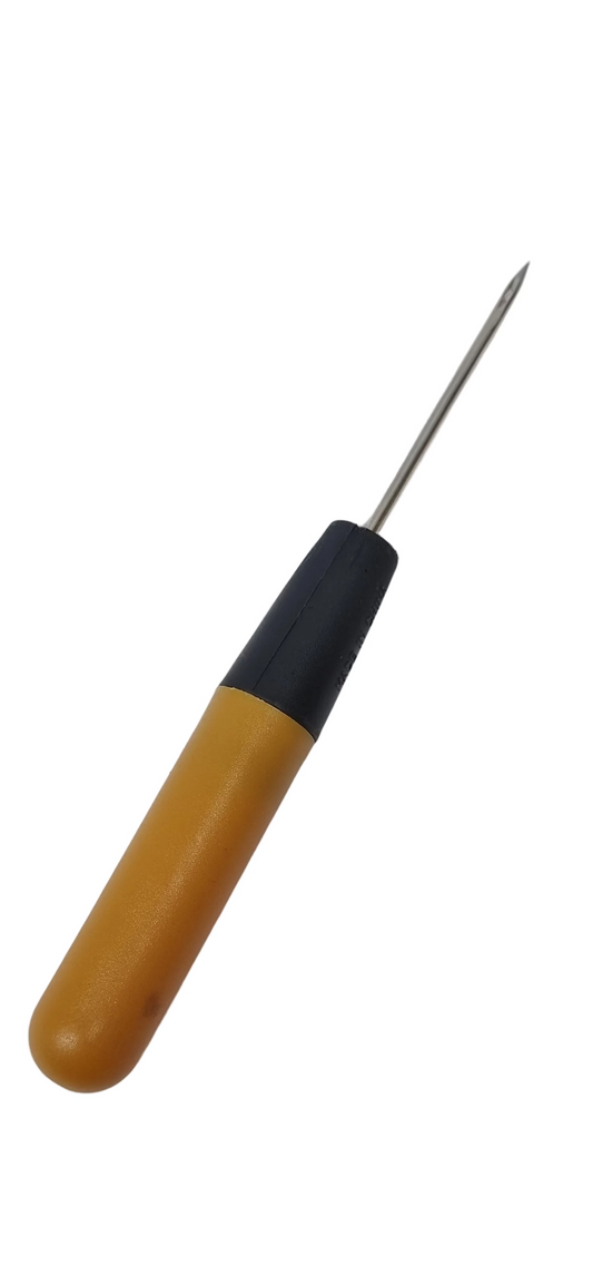 Aguja Zapatera Plástica Curva/Recta (Colores)