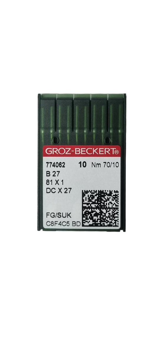Agujas Fileteadora Groz-Beckert #70/10 (B27)