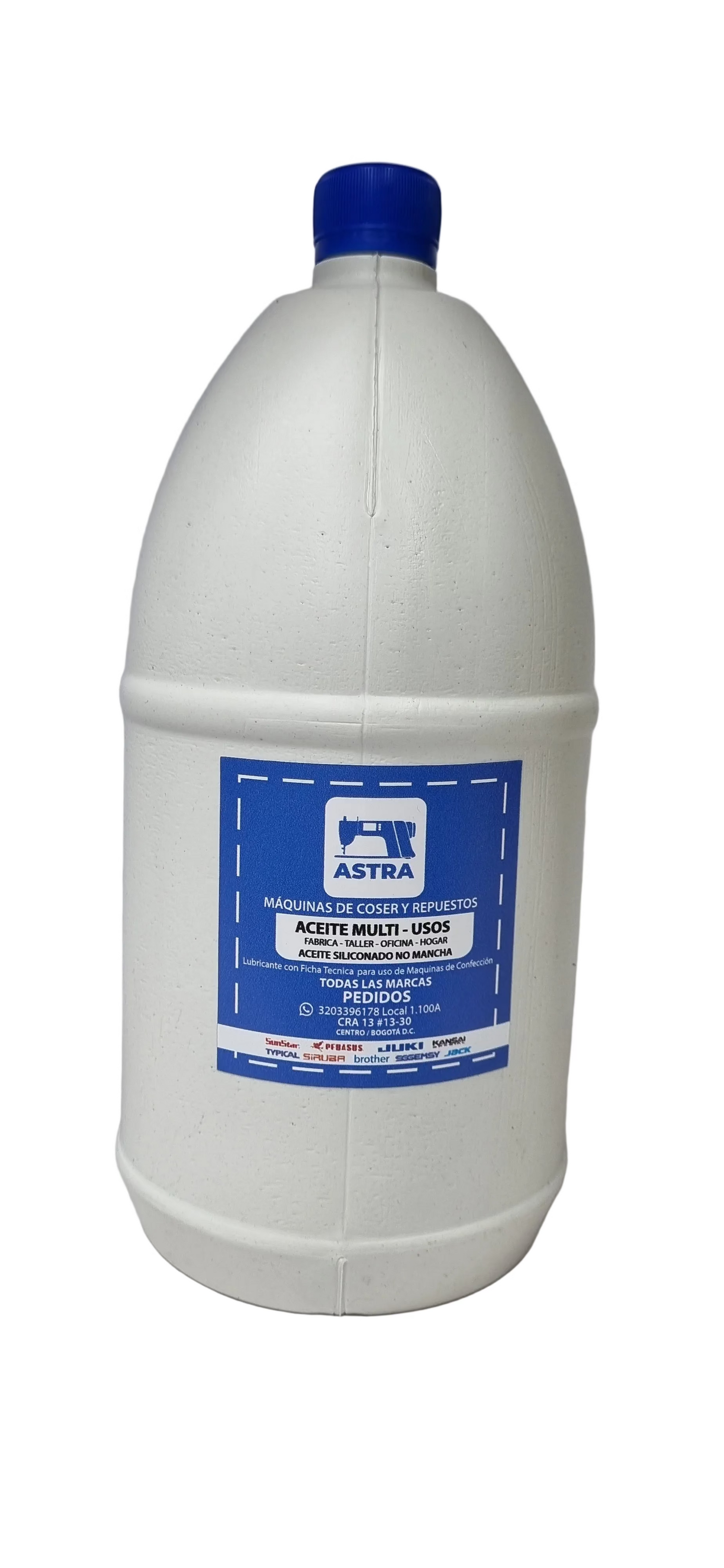 Aceite Siliconado para Máquina de Coser (1/2 Medio Litro)
