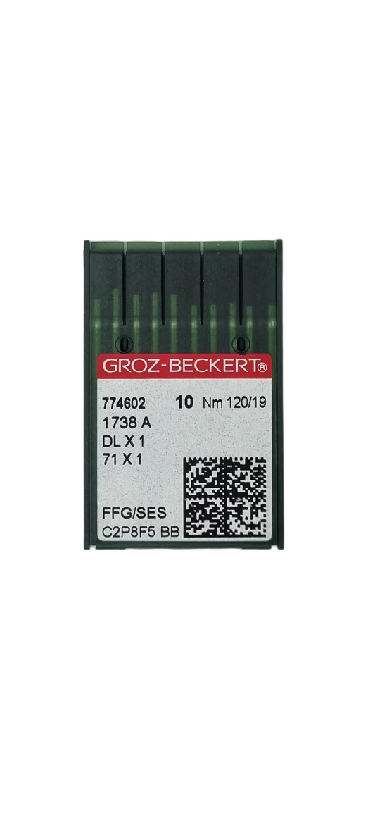 Agujas Groz-Beckert Cubo Delgado #120/19