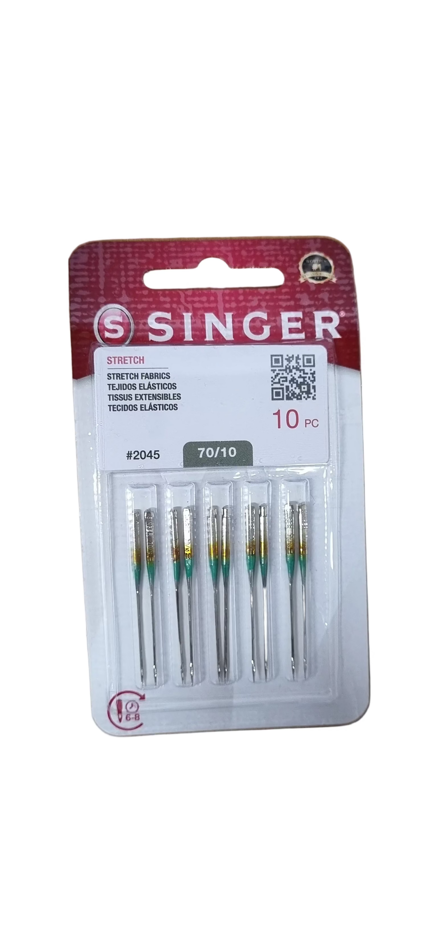 Agujas Familiares Singer Originales #70 (2045)
