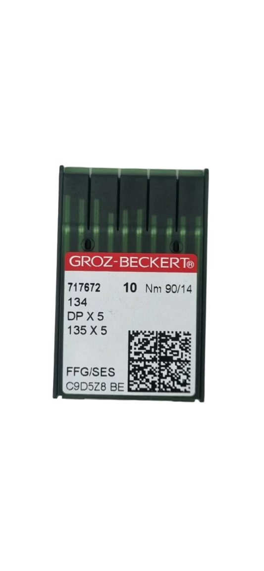Agujas Industriales Groz-Beckert Cubo Grueso #90/14
