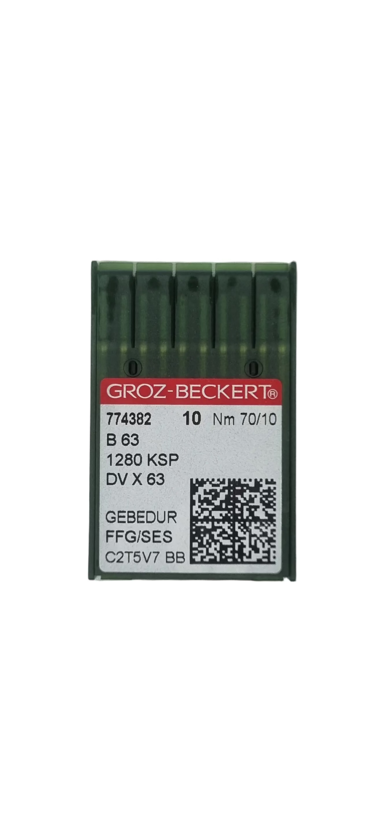 Agujas Collarín Titanio Groz-Beckert #70 (B63)