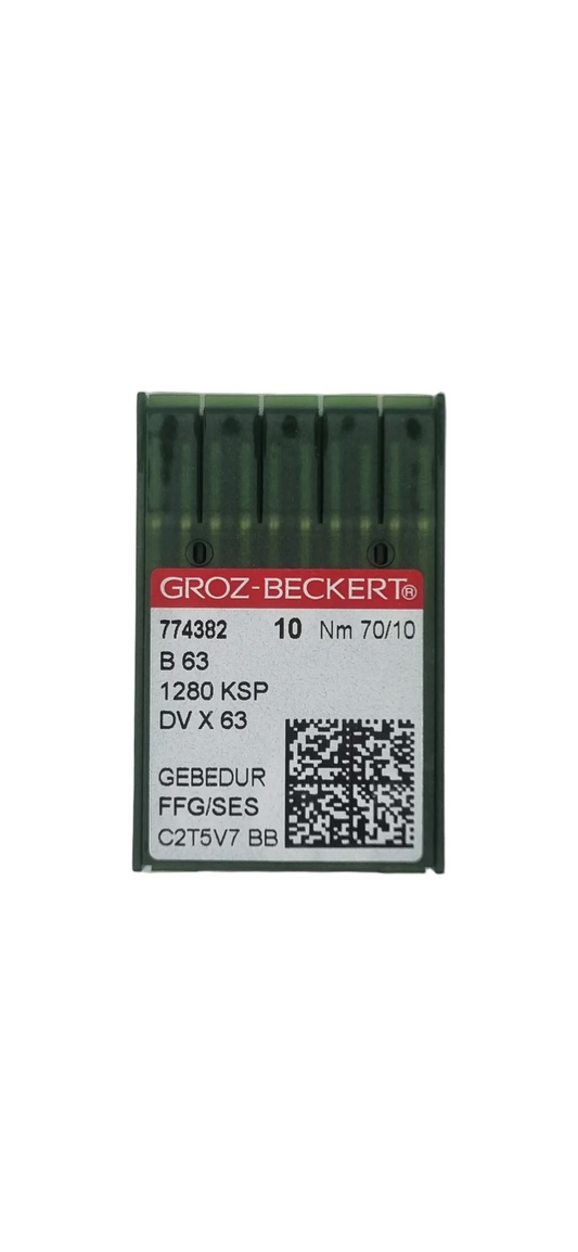 Agujas Collarín Titanio Groz-Beckert #70 (B63)