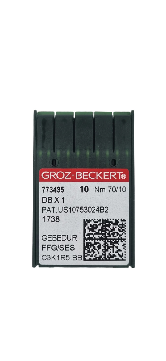 Agujas Cubo Delgado Titanio Groz-Beckert #70 (DBx1)