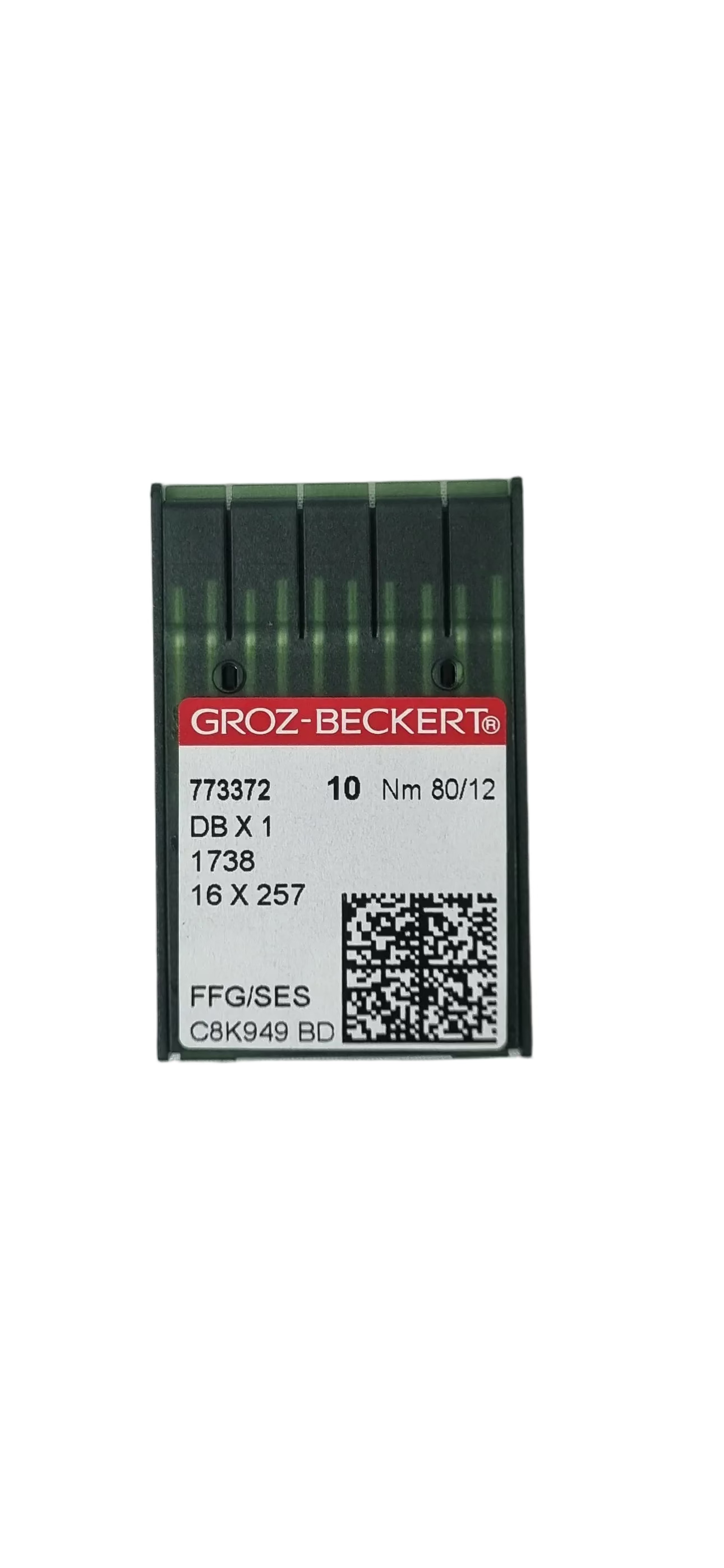 Agujas Industriales Groz-Beckert Cubo Delgado #80/12