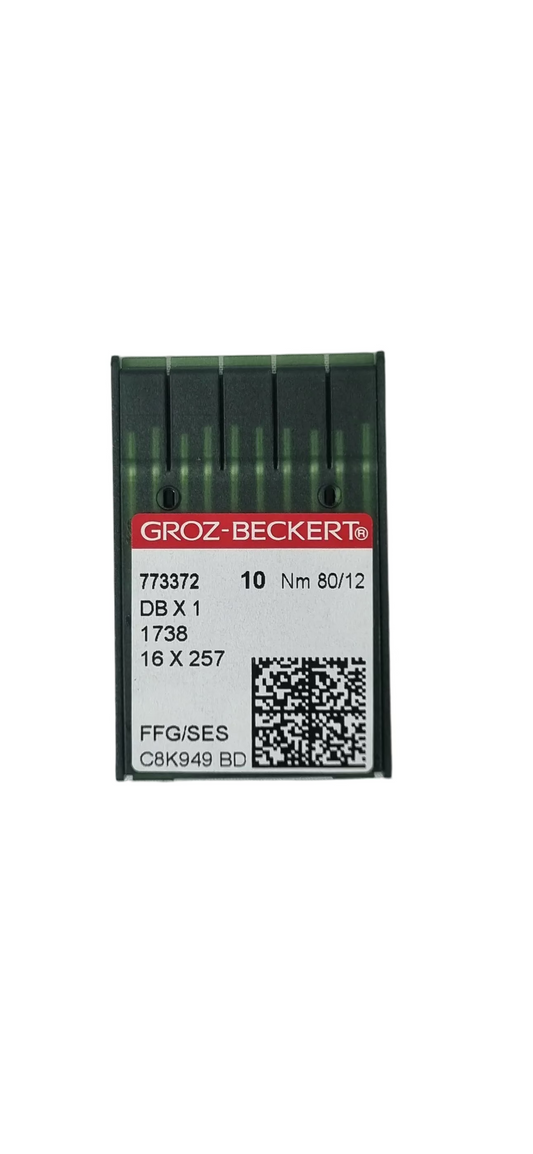 Agujas Industriales Groz-Beckert Cubo Delgado #80/12