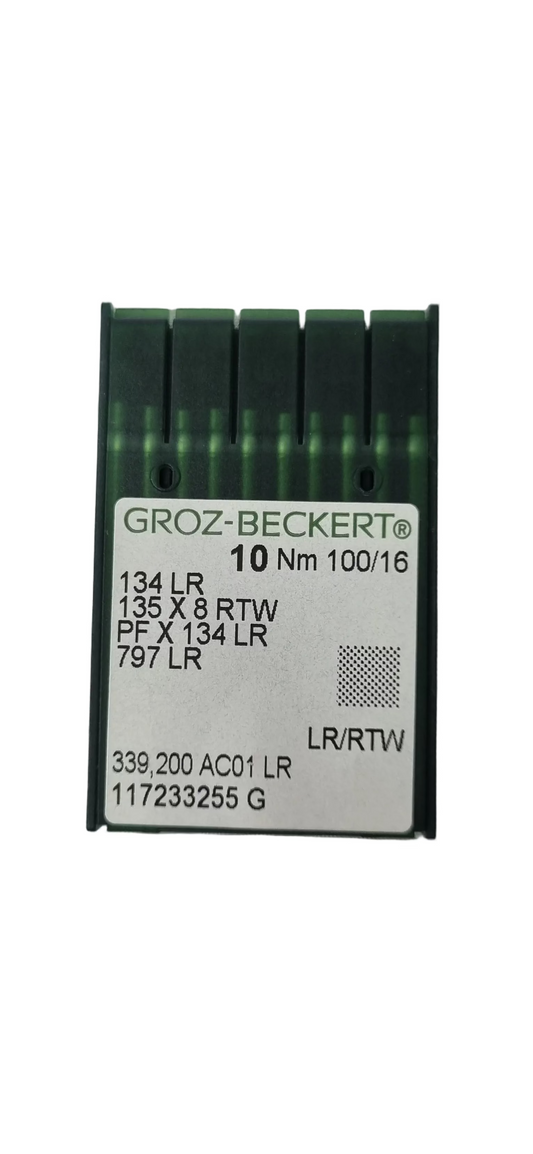 Agujas Cubo Grueso Corta 2 Filos Groz-Beckert #100 (134 LR)