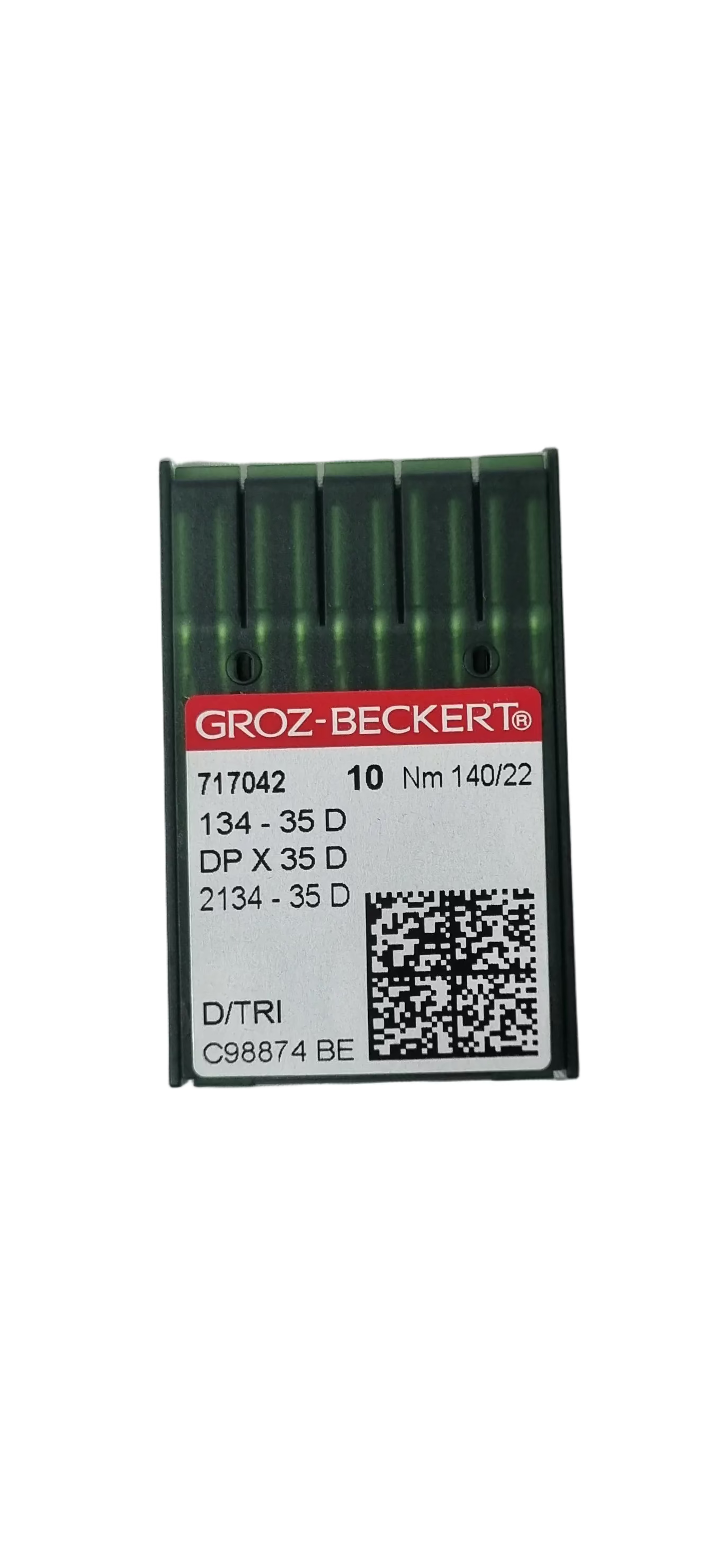 Agujas Cubo Grueso 3 Filos Larga Groz-Beckert #140 (134-35D)