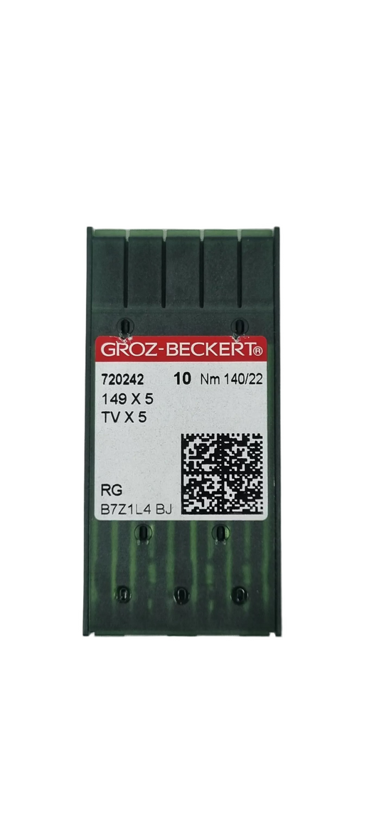 Agujas Cerradora Larga Groz-Beckert #140 (149x5 / TVX5)