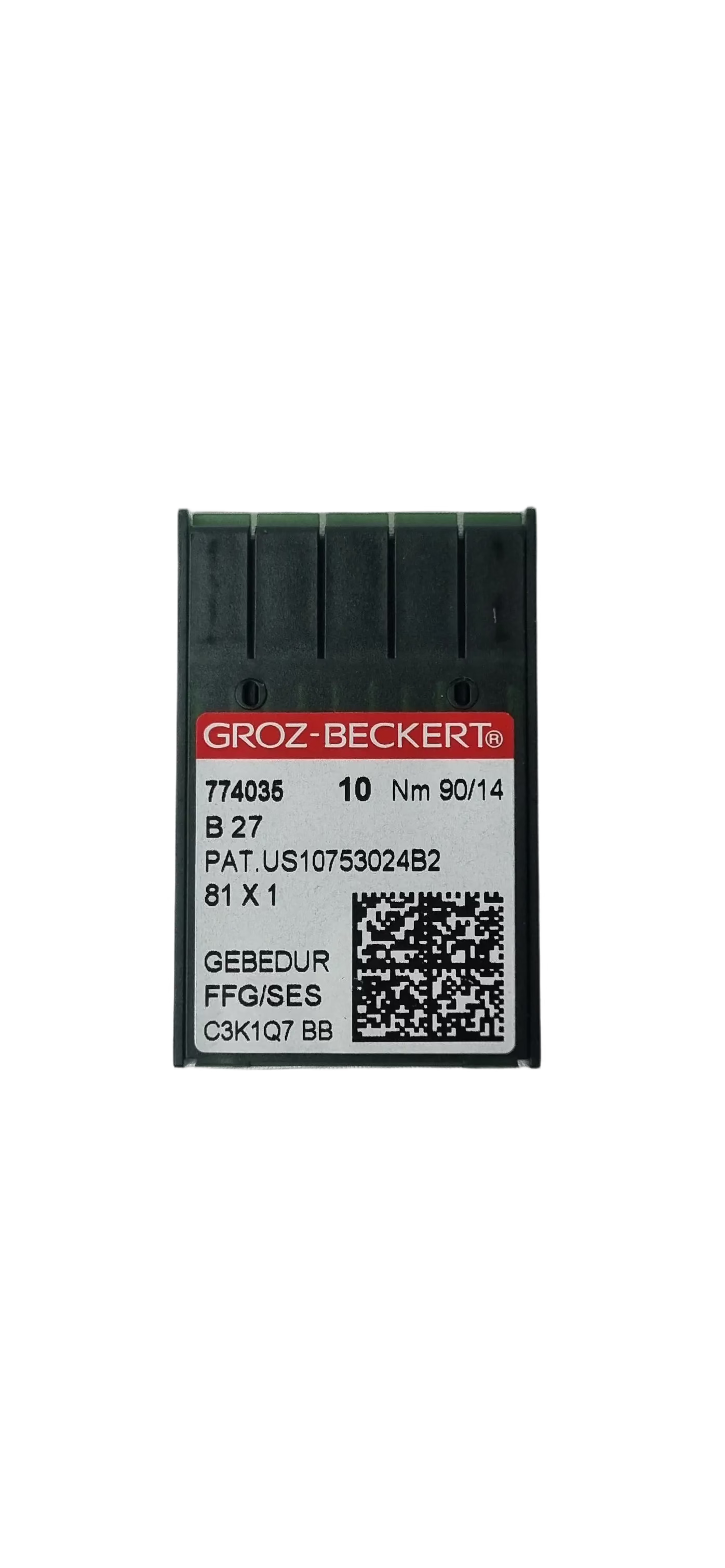 Agujas Fileteadora Titanio Groz-Beckert #90 (B27)