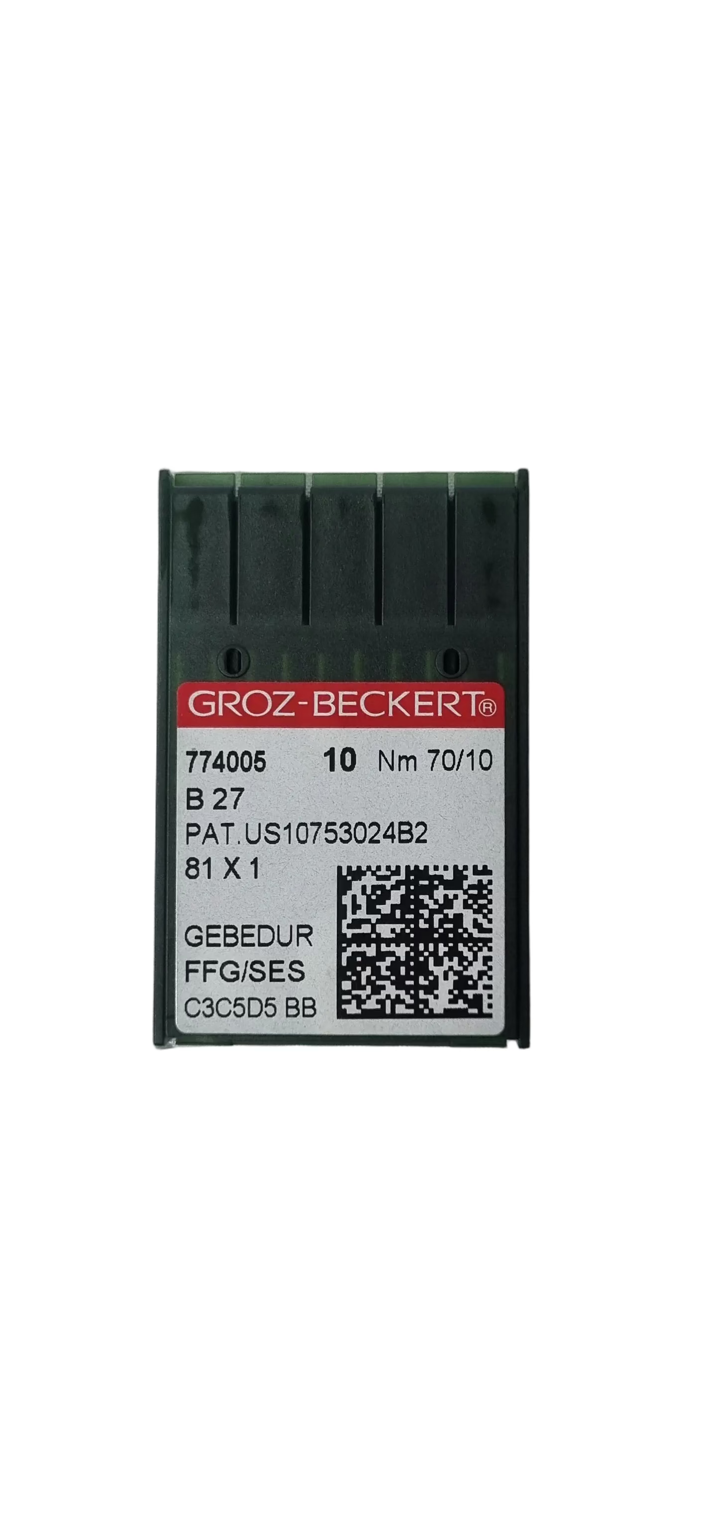 Agujas Fileteadora Titanio Groz-Beckert #70 (B27)
