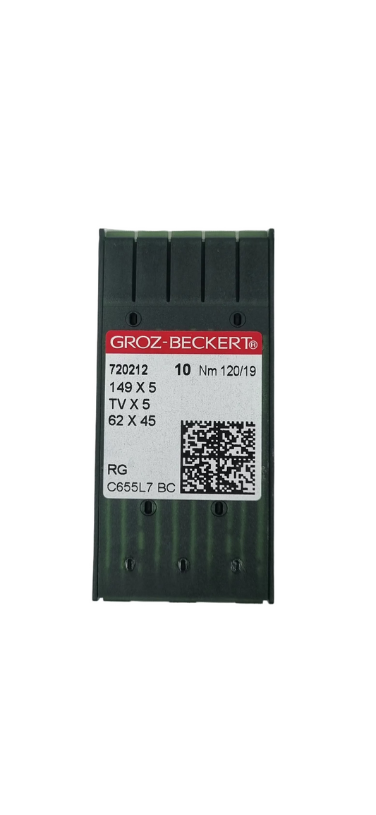 Agujas Cerradora Larga Groz-Beckert #120 (149x5 / TVX5)