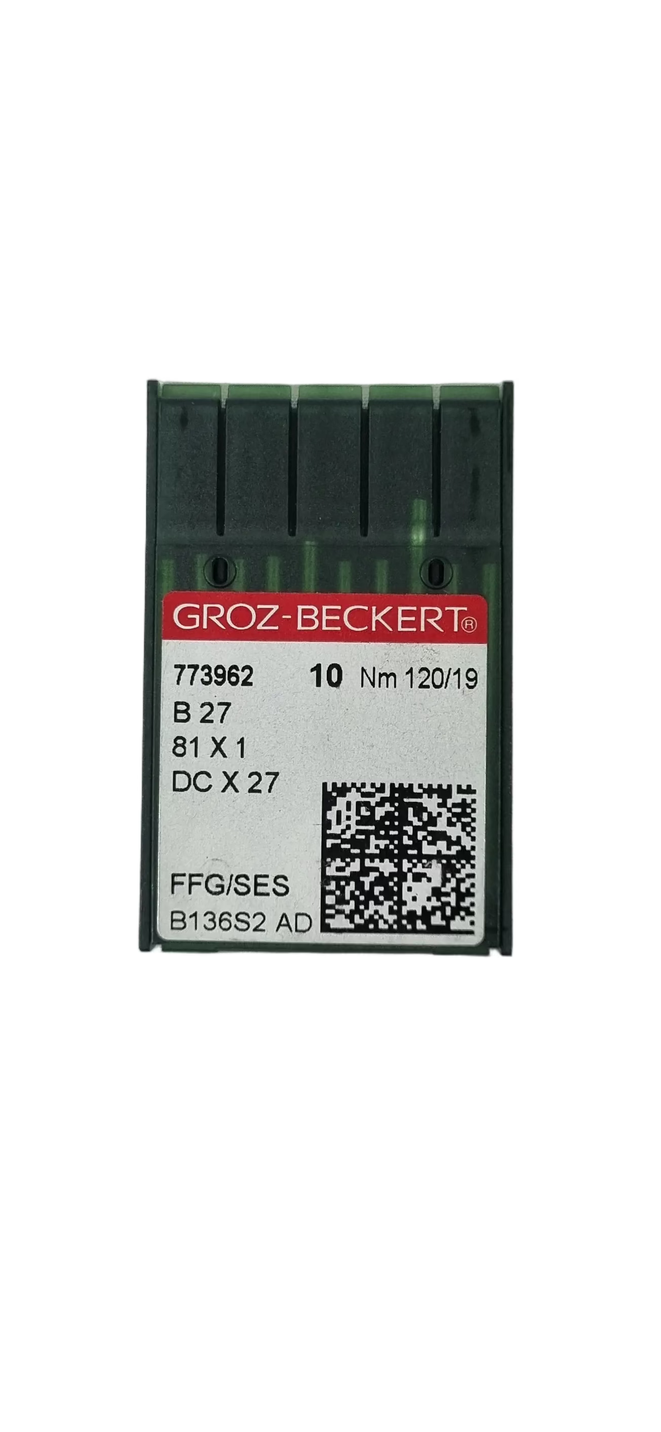 Agujas Fileteadora Groz-Beckert #120/19 (B27)