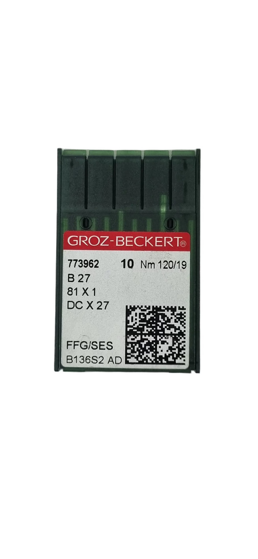 Agujas Fileteadora Groz-Beckert #120/19 (B27)