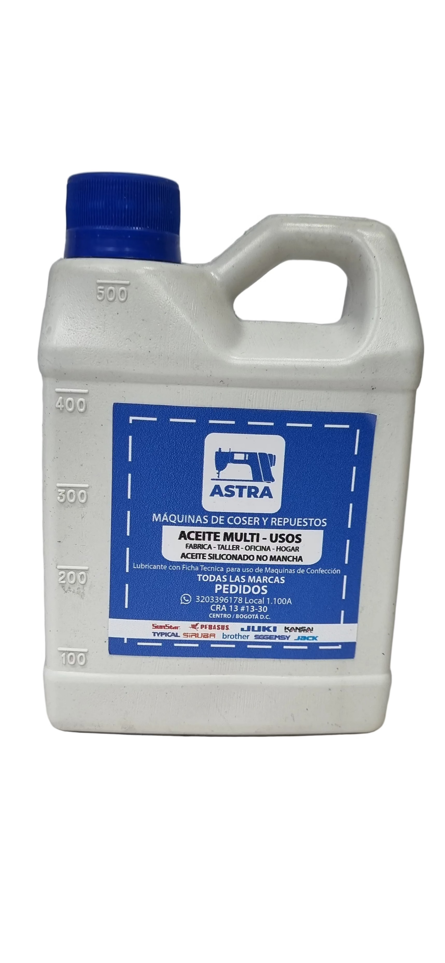 Aceite Siliconado para Máquina (1/8 Octavo)