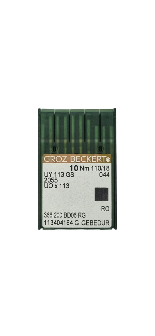Agujas Encauchadora Titanio Groz-Beckert #110 (UY113GHS)
