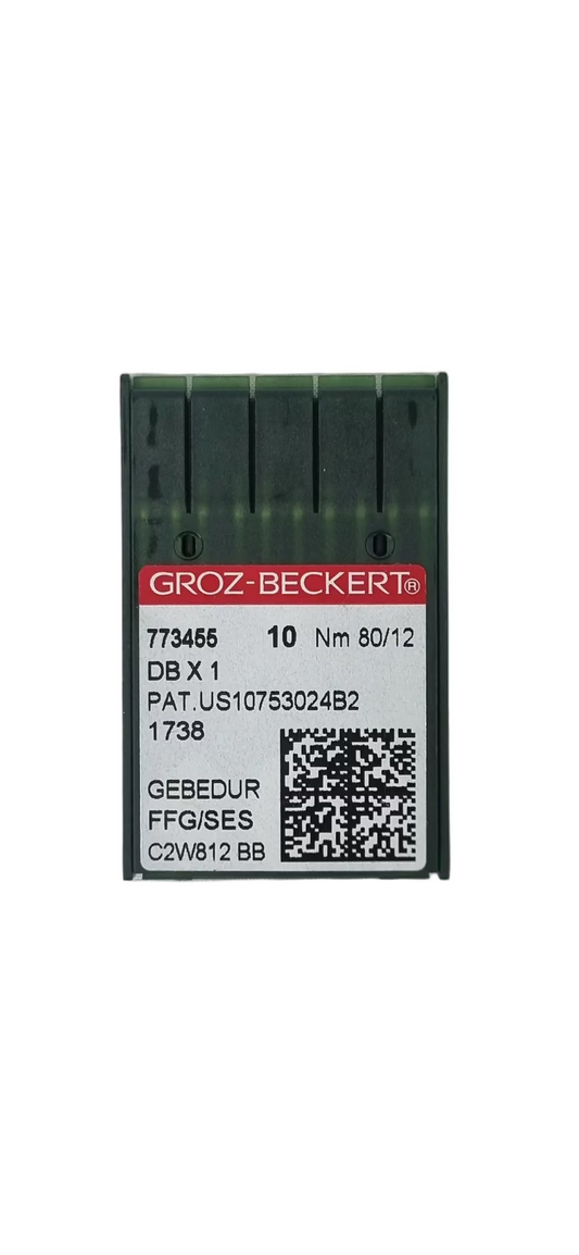 Agujas Cubo Delgado Titanio Groz-Beckert #80 (DBx1)