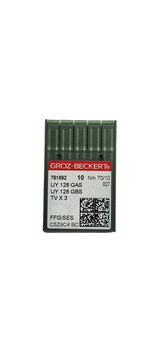 Aguja Cerradora Corta Groz-Beckert #70 (149x3 / UY128)