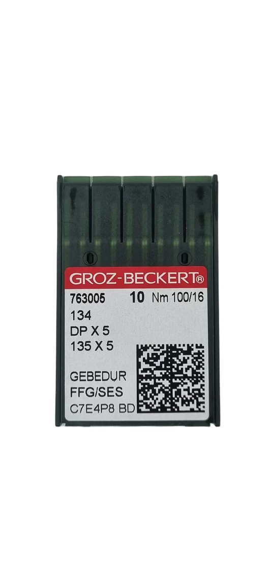 Agujas Cubo Grueso Titanio Groz-Beckert #100 (134 / DPx5)