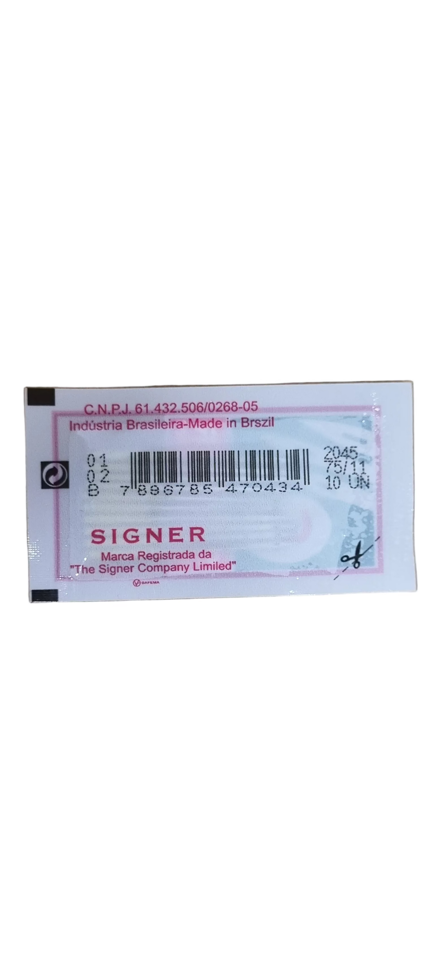 Agujas Familiares Singer Genéricas #75 (2045)