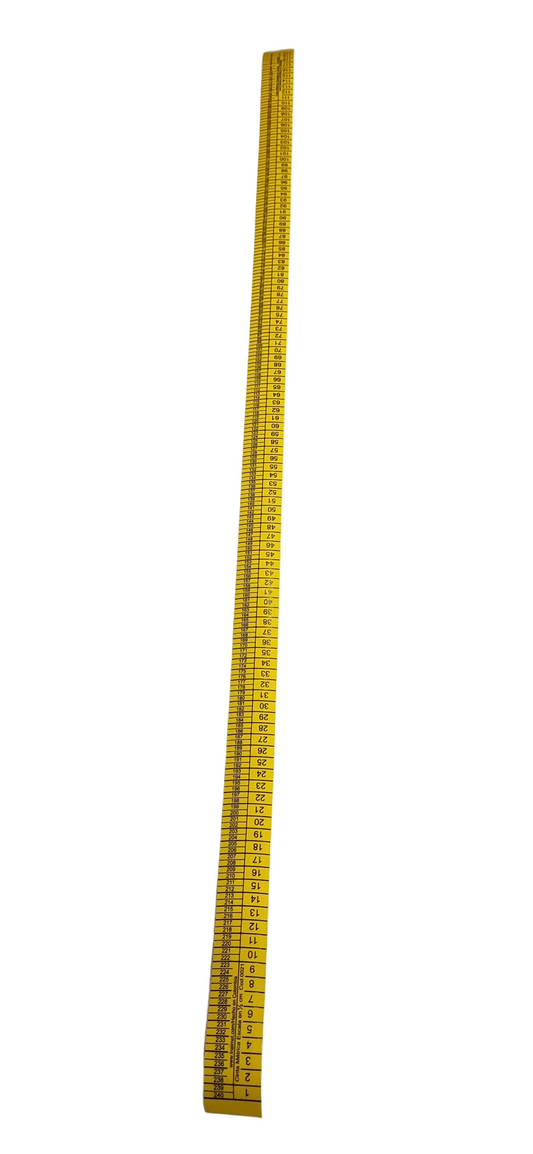 Metro Escala Amarillo 1/2-1/4 0021 Largo (120cm)
