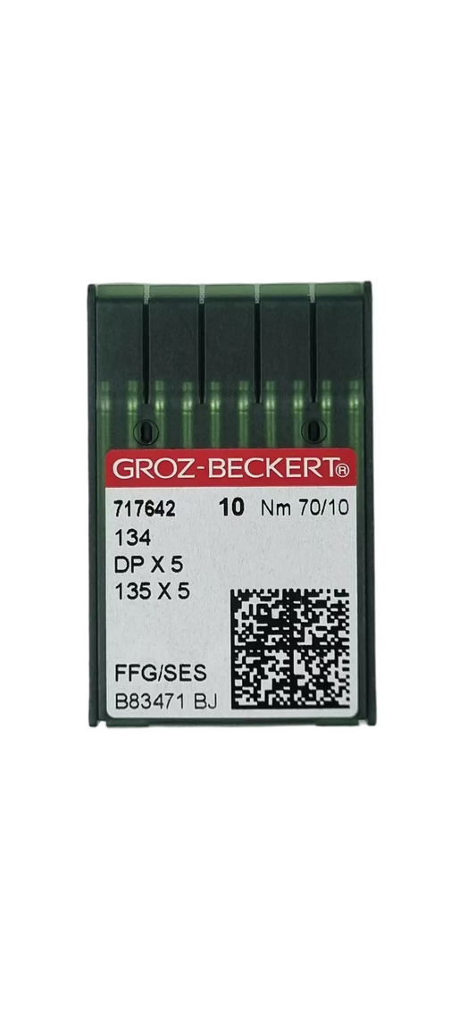 Agujas Groz-Beckert Cubo Grueso #70/10 (DPx5)
