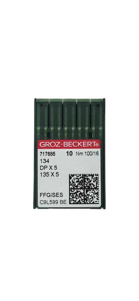 Agujas Industriales Groz-Beckert Cubo Grueso #100/16