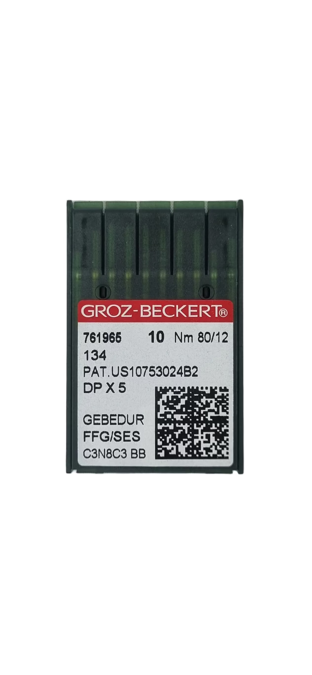 Agujas Cubo Grueso Titanio Groz-Beckert #80 (134 / DPx5)