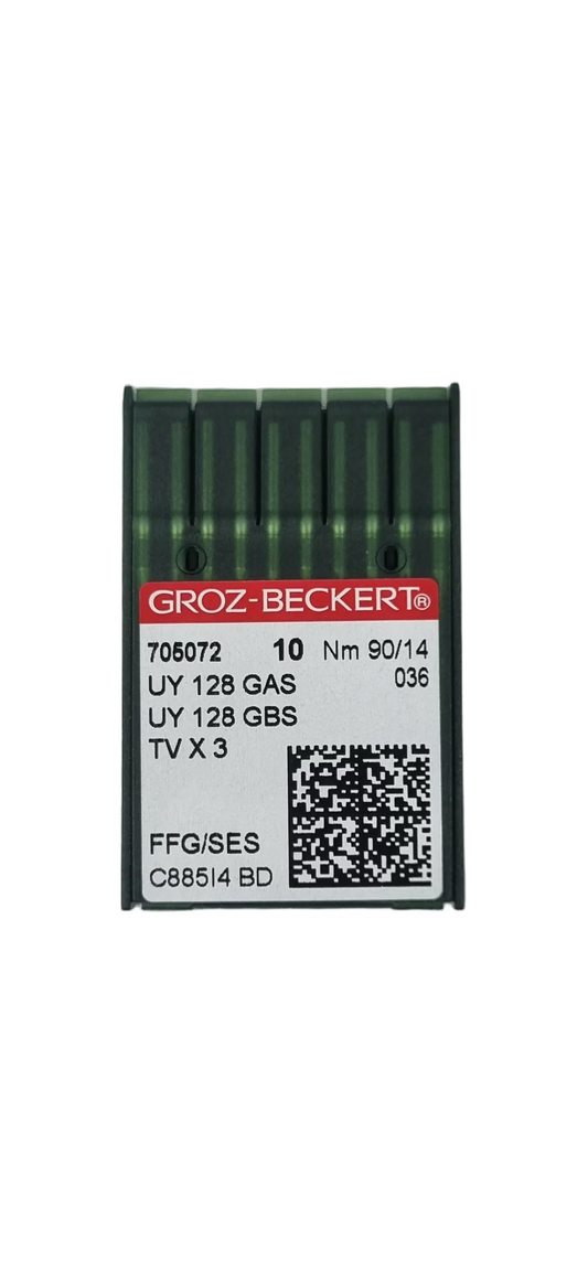 Agujas Cerradora Corta Groz-Beckert #90 (149x3 / UY128)