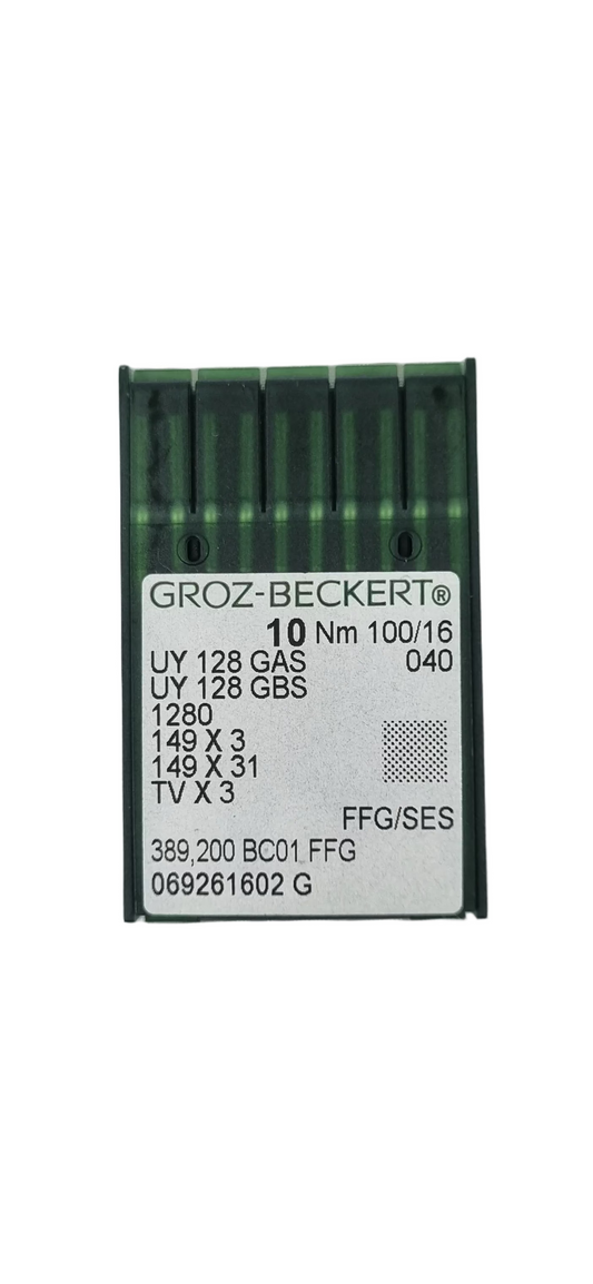 Agujas Cerradora Corta Groz-Beckert #100 (149x3 / UY128)