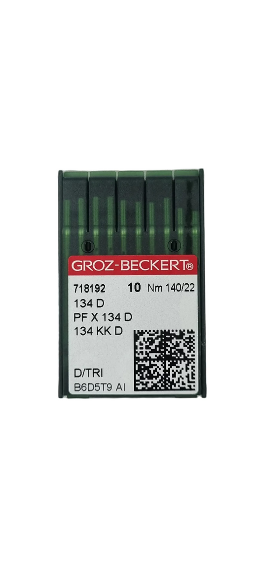 Agujas Cubo Grueso 3 Filos Groz-Beckert #140/22 (134D)