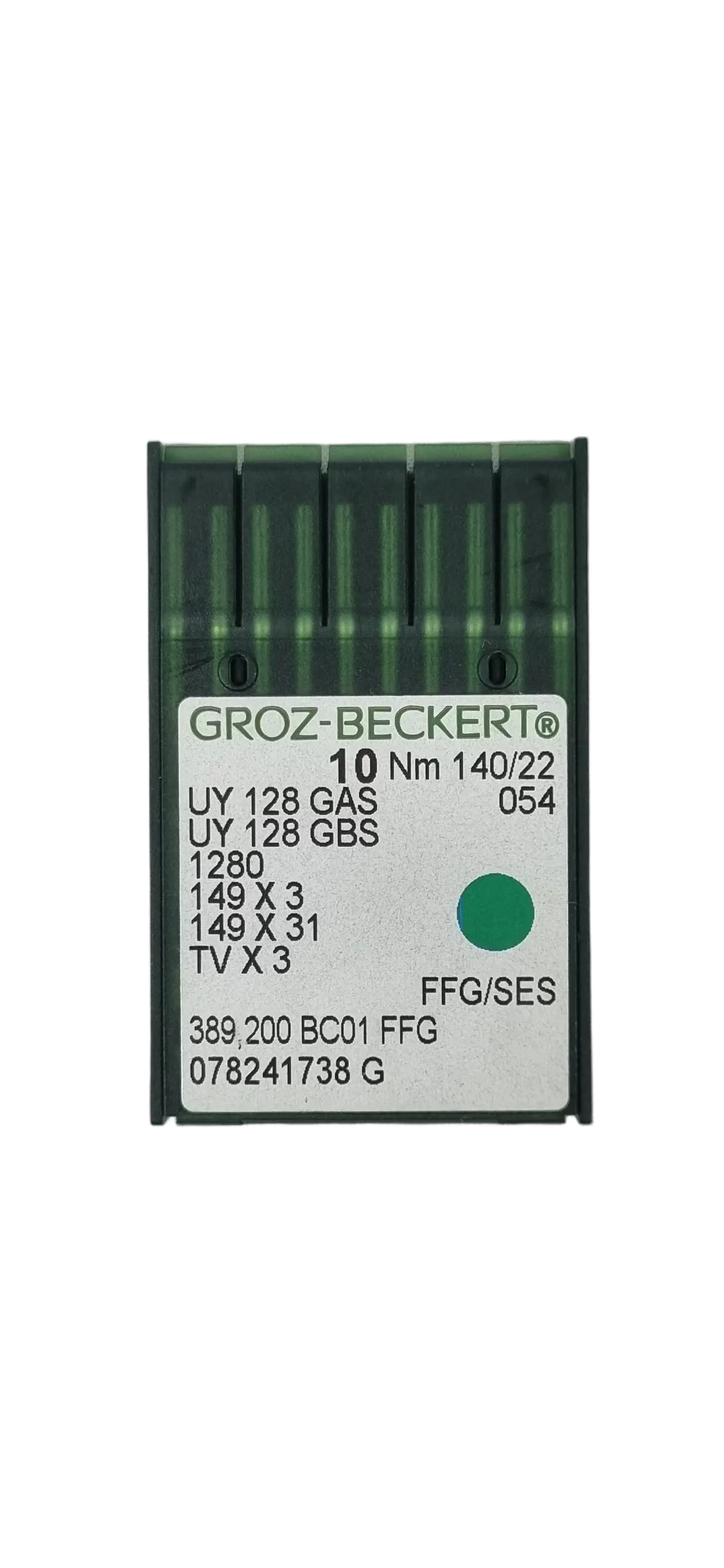 Agujas Cerradora Corta Groz-Beckert #140 (149x3 / UY128)