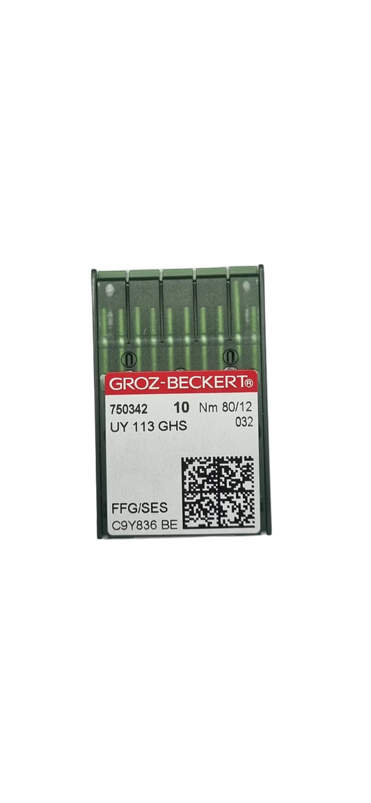 Agujas Encauchadora Groz-Beckert #80 (UY113GHS)