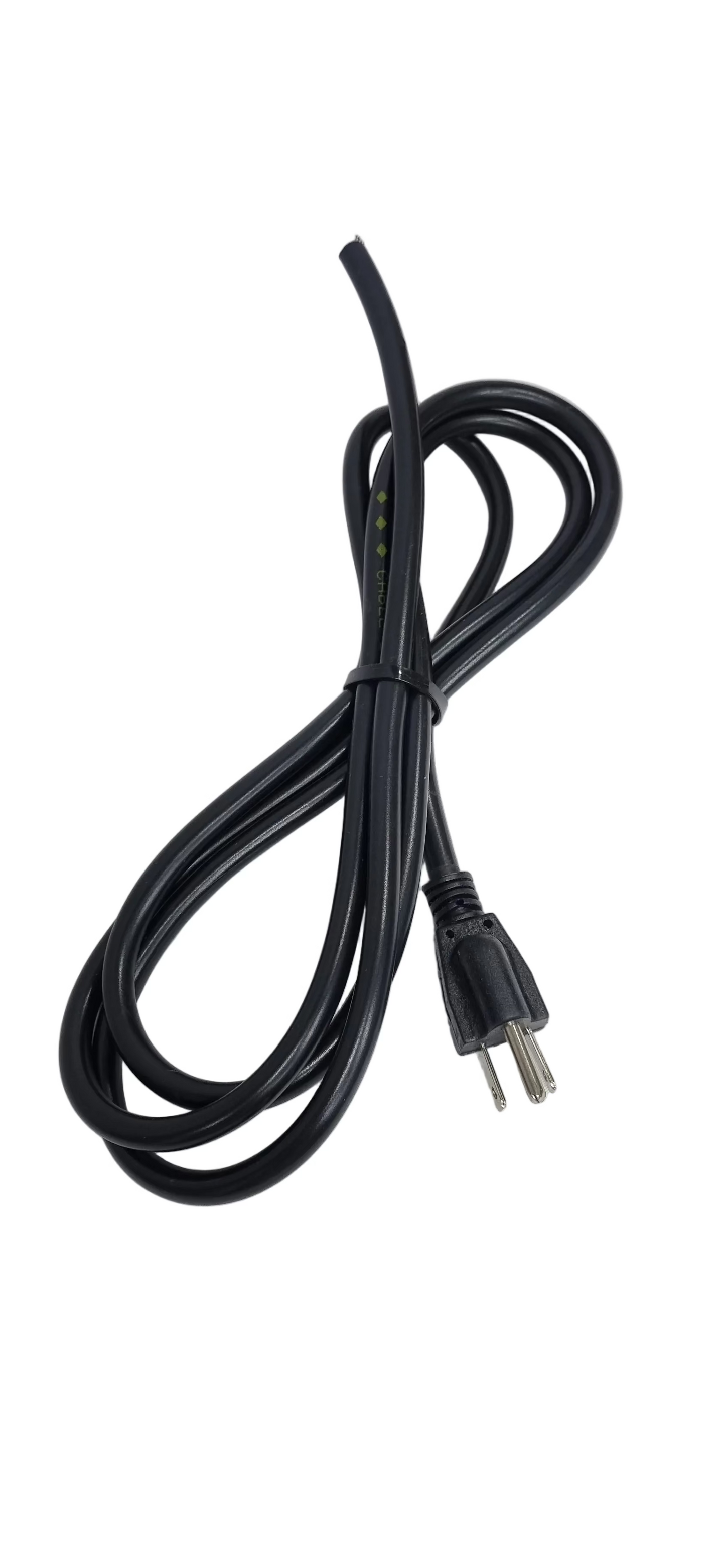 Cable de Poder Multiuso Negro Estándar Funcióna (Planchas,Maquinas,Cortadora Vertical) 1,50 Mt