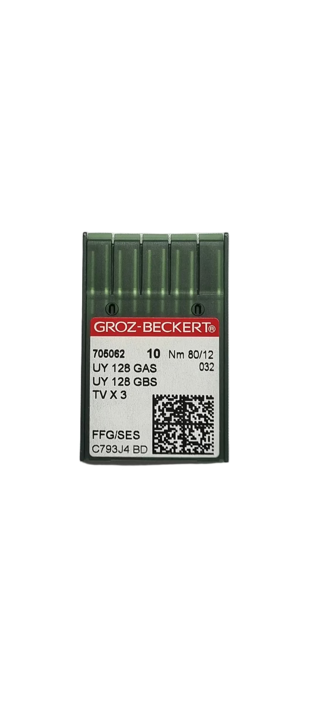 Agujas Cerradora Corta Groz-Beckert #80 (149x3 / UY128)